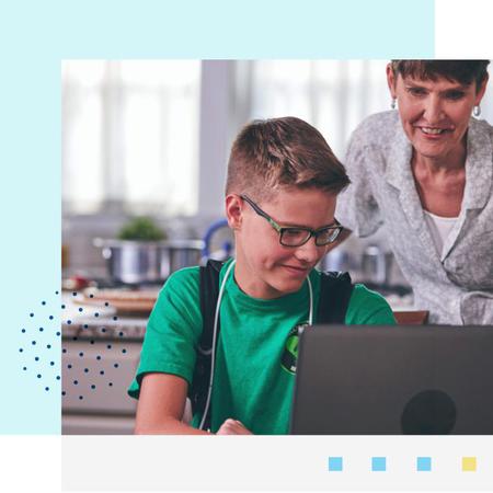 K12 Online Homeschool Alternative Programs in Nebraska K12 picture 2 Image of a student with mom taking a class online