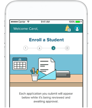 K12 app on 3 cell phones