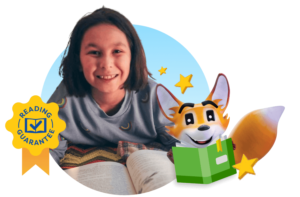 K12 Leading With Literacy: Elementary Reading Curriculum - K12 picture 1 Girl with Strider the Fox